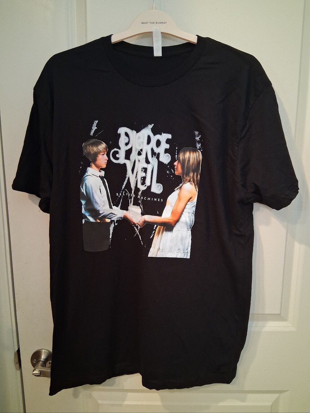 Pierce Neil Black Graphic Band Tee - Men